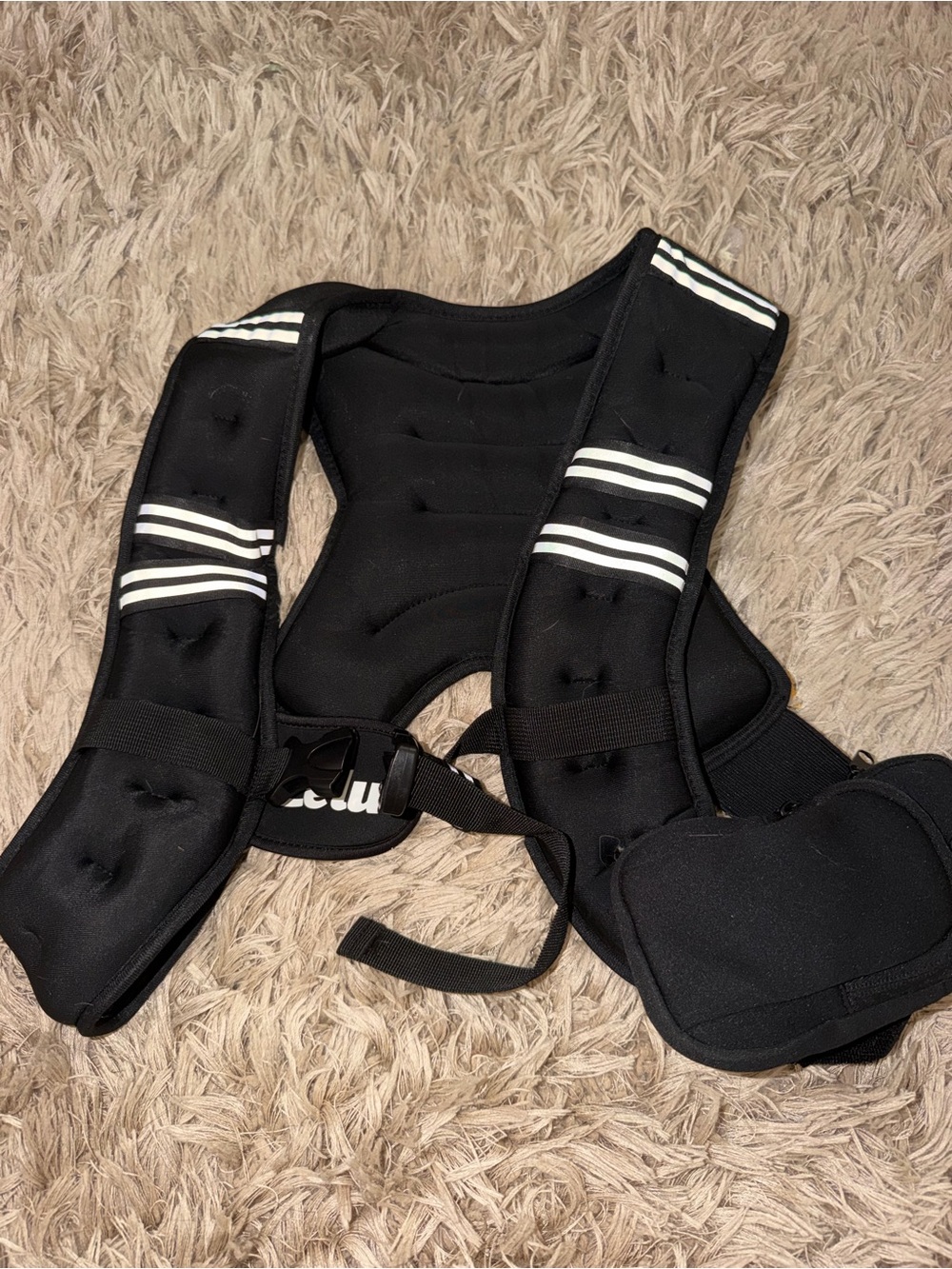 12 lb weighted vest. Men & women adjustable OS fits all